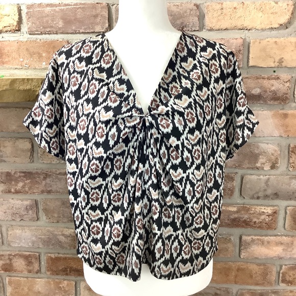 Greylin Tops - GREYLIN Ikat-Print Cropped Top 189